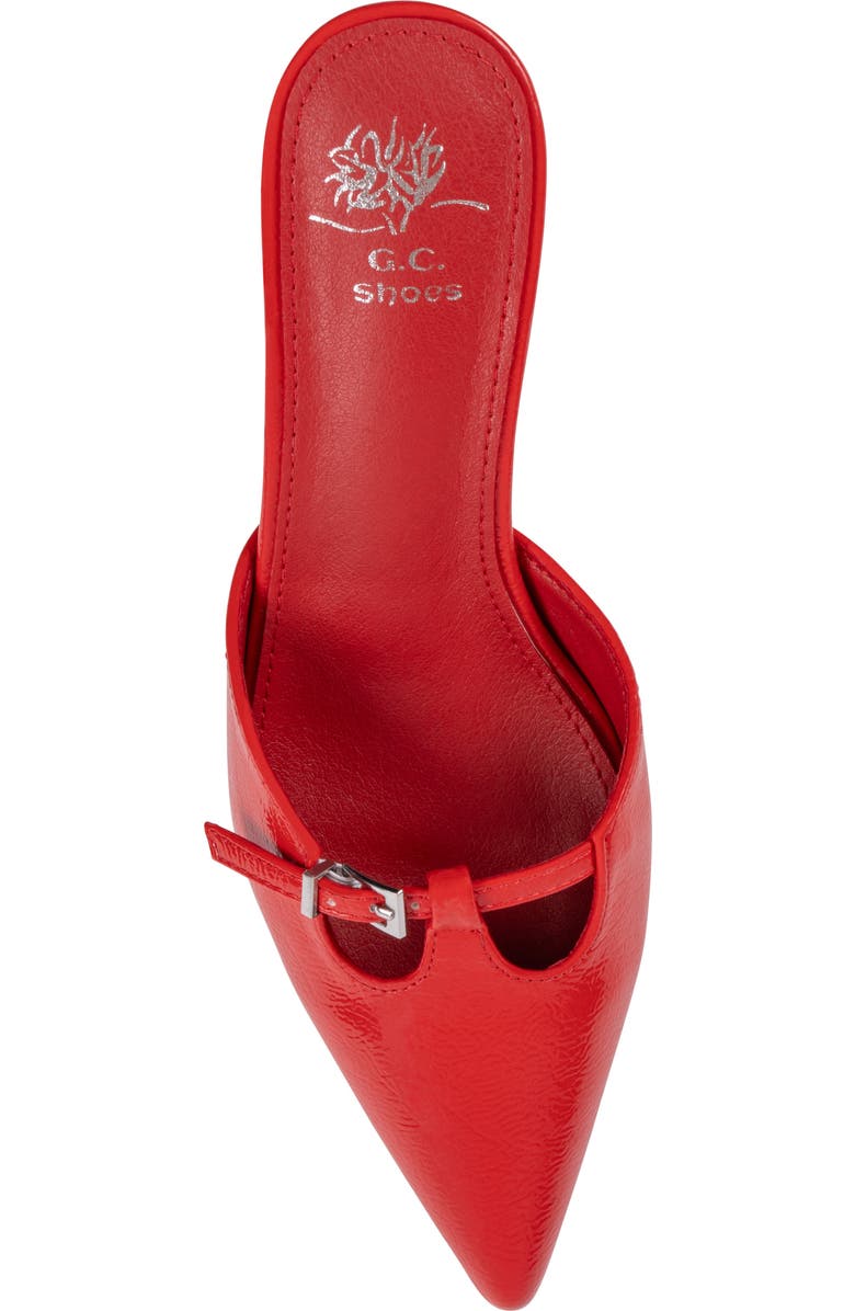 GOOD CHOICE NEW YORK Simone Pointed Toe Mule, Alternate, color, Red