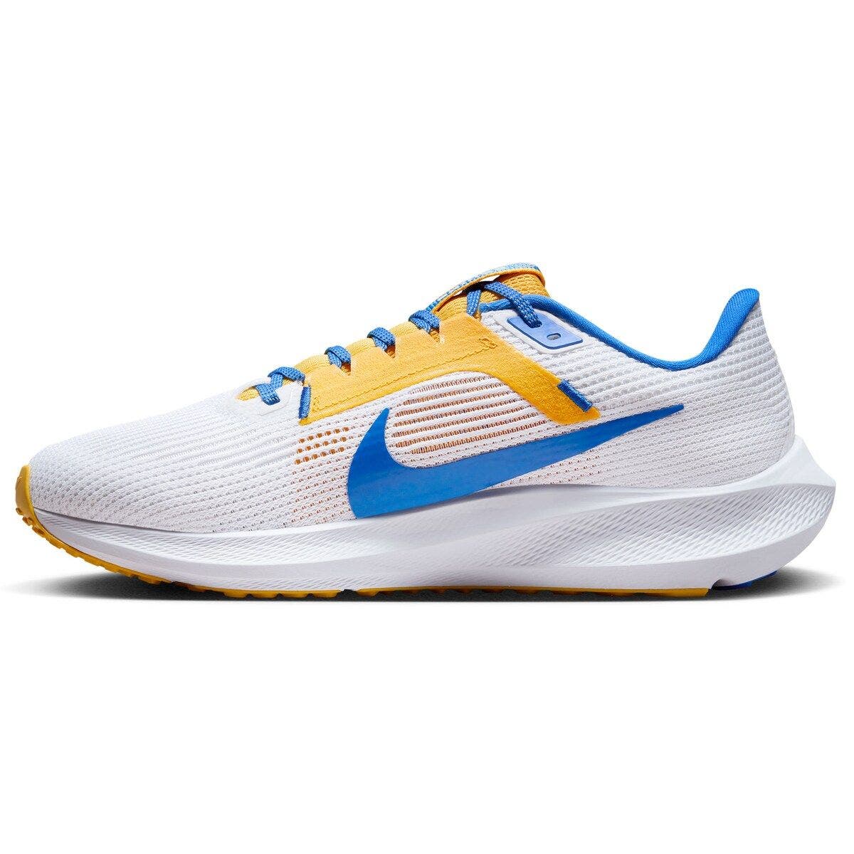 Nike Unisex Nike  White UCLA Bruins Zoom Pegasus 40 Running Shoe, Alternate, color, White