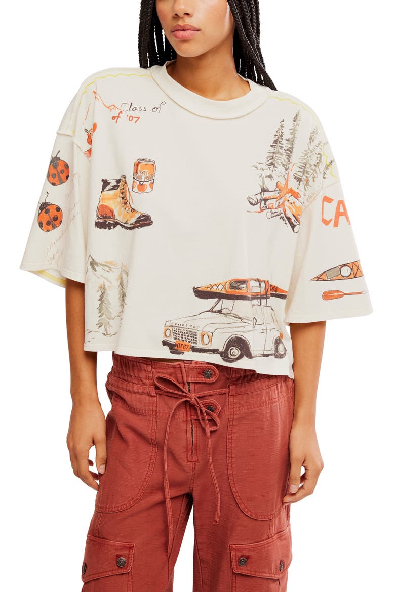 Mountain View Graphic T-Shirt, Main, color, IVORY COMBO