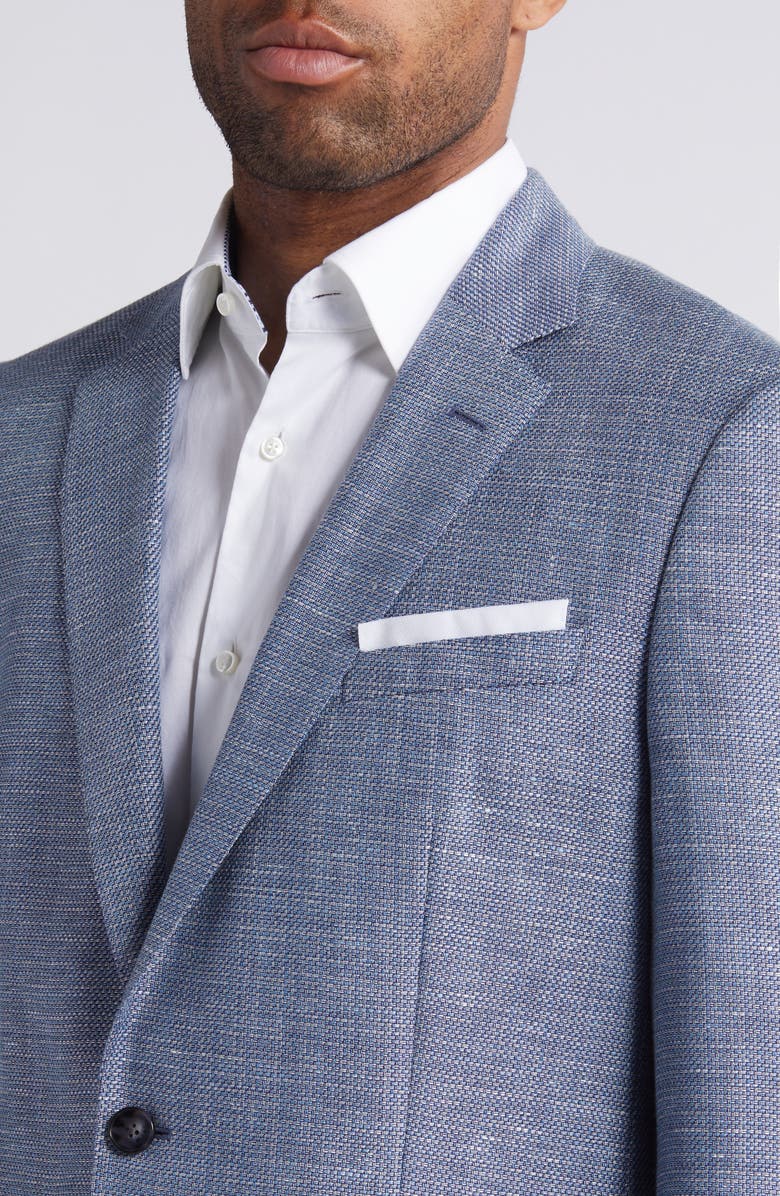 BOSS Hutson Linen & Wool Sport Coat, Alternate, color,