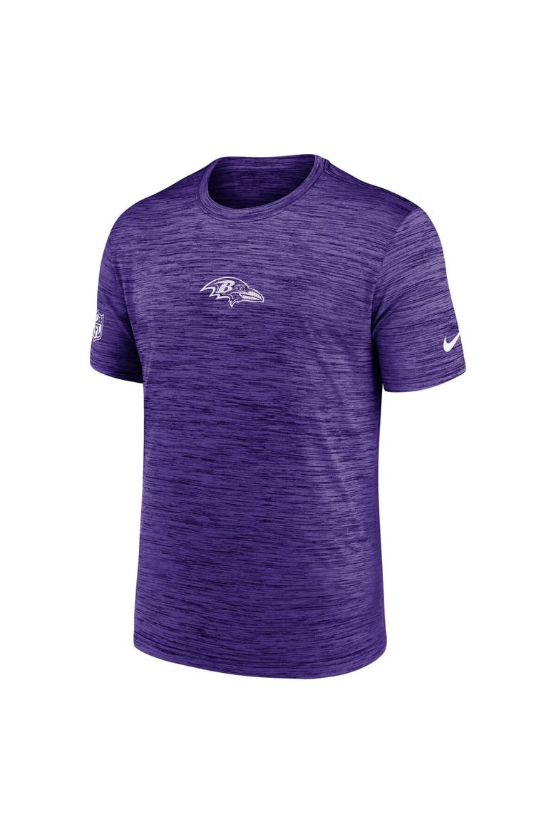 Men's Nike Purple Baltimore Ravens Sideline Velocity Performance T-Shirt, Alternate, color, Purple