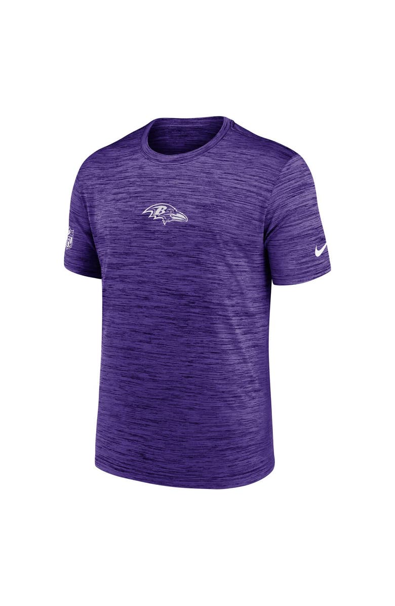 Nike Men's Nike Purple Baltimore Ravens Sideline Velocity Performance T-Shirt, Alternate, color, Purple