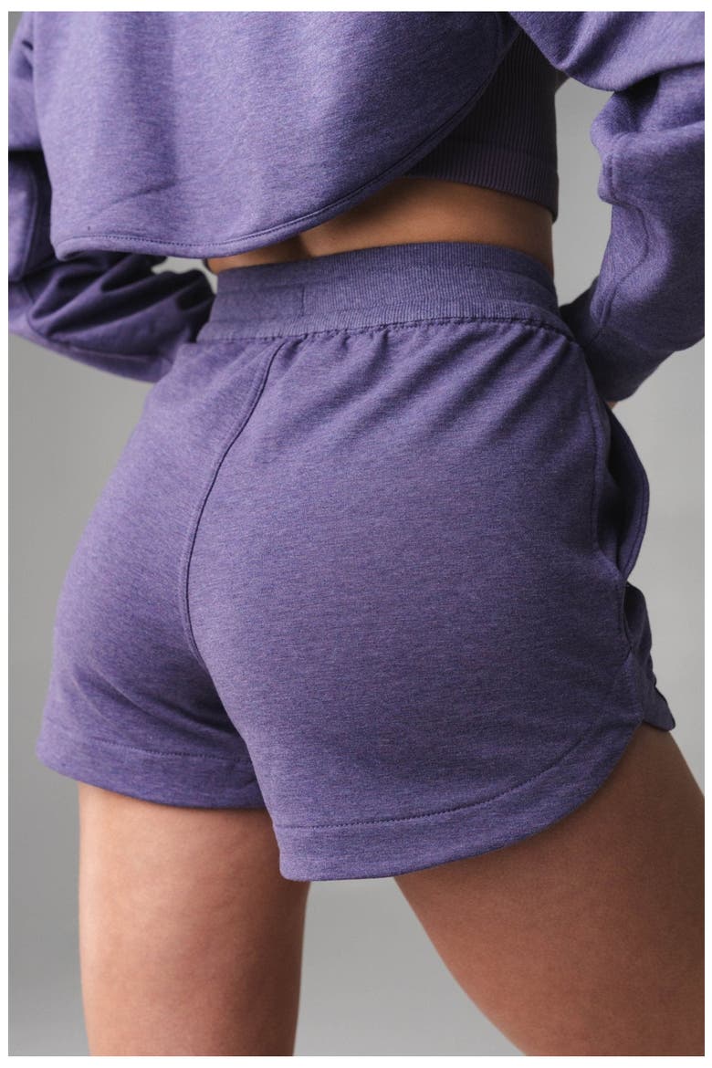Studio Short, Alternate, color, Violet Marl