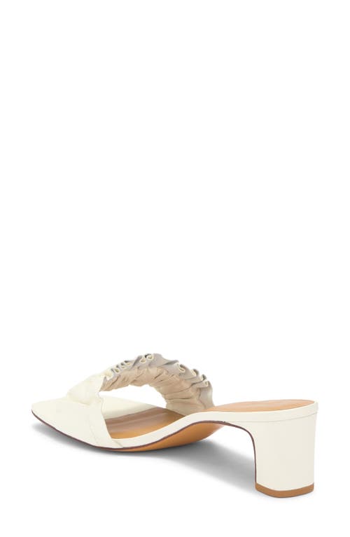 Reformation Shereen Ruched Slide Sandal