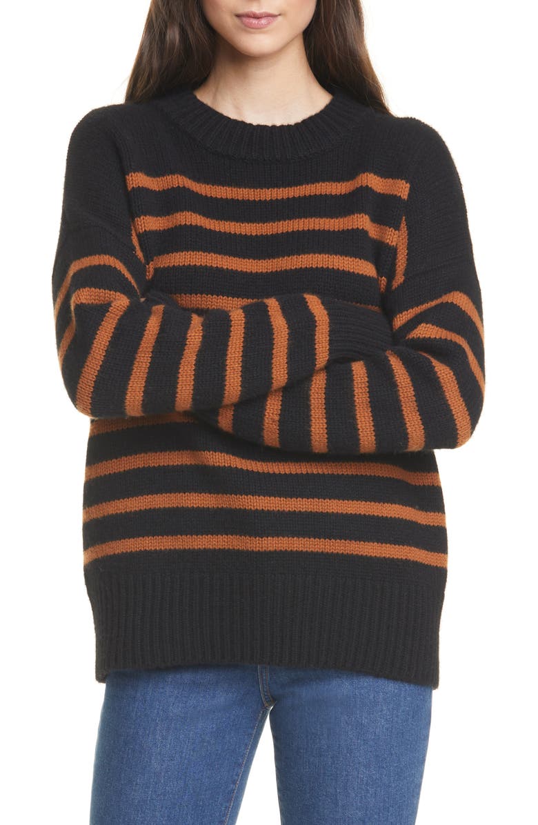La Ligne Marin Wool & Cashmere Sweater, Main, color, 