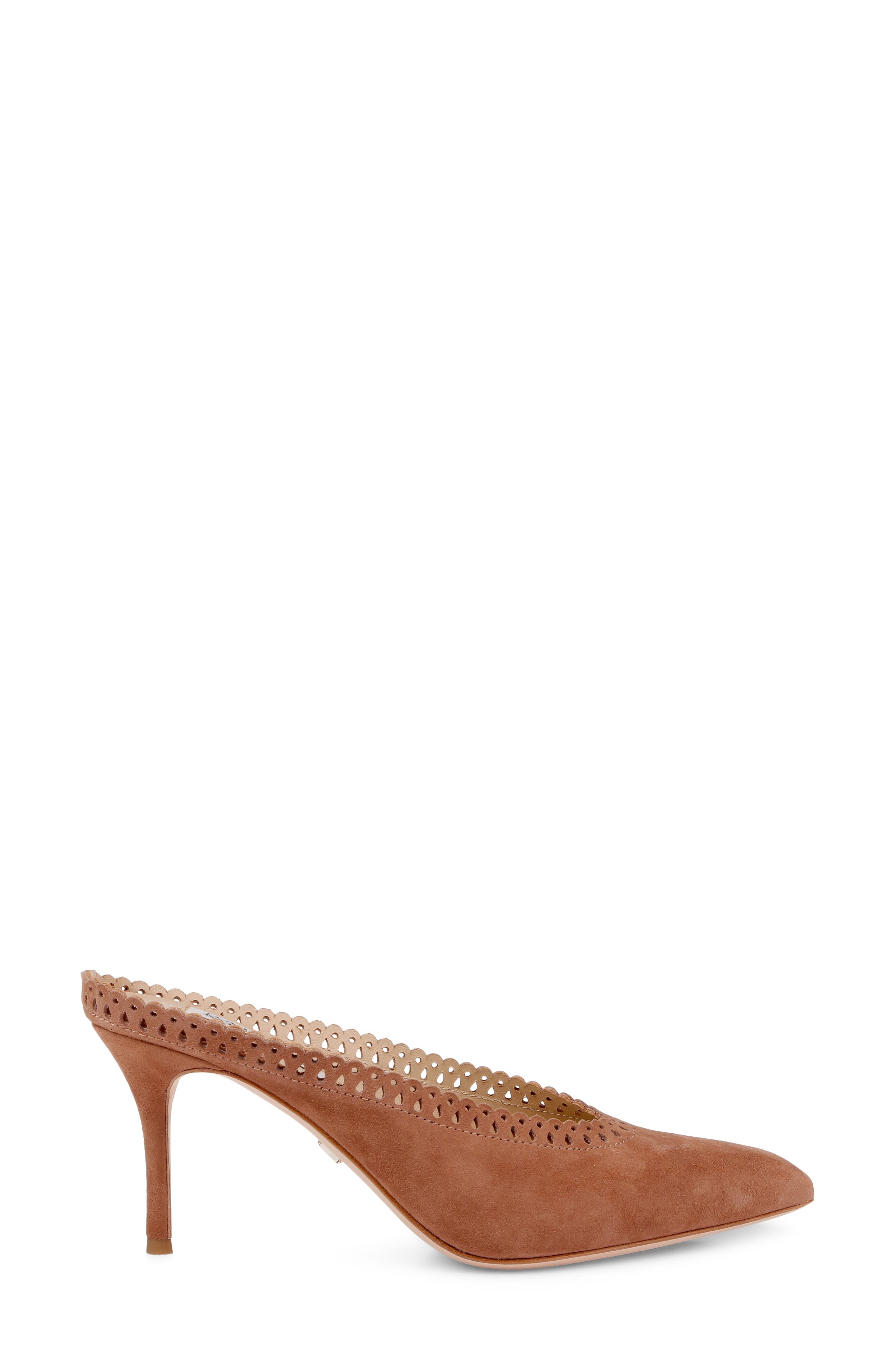 Rylie Scalloped Mule, Alternate, color, COFFEE SUEDE