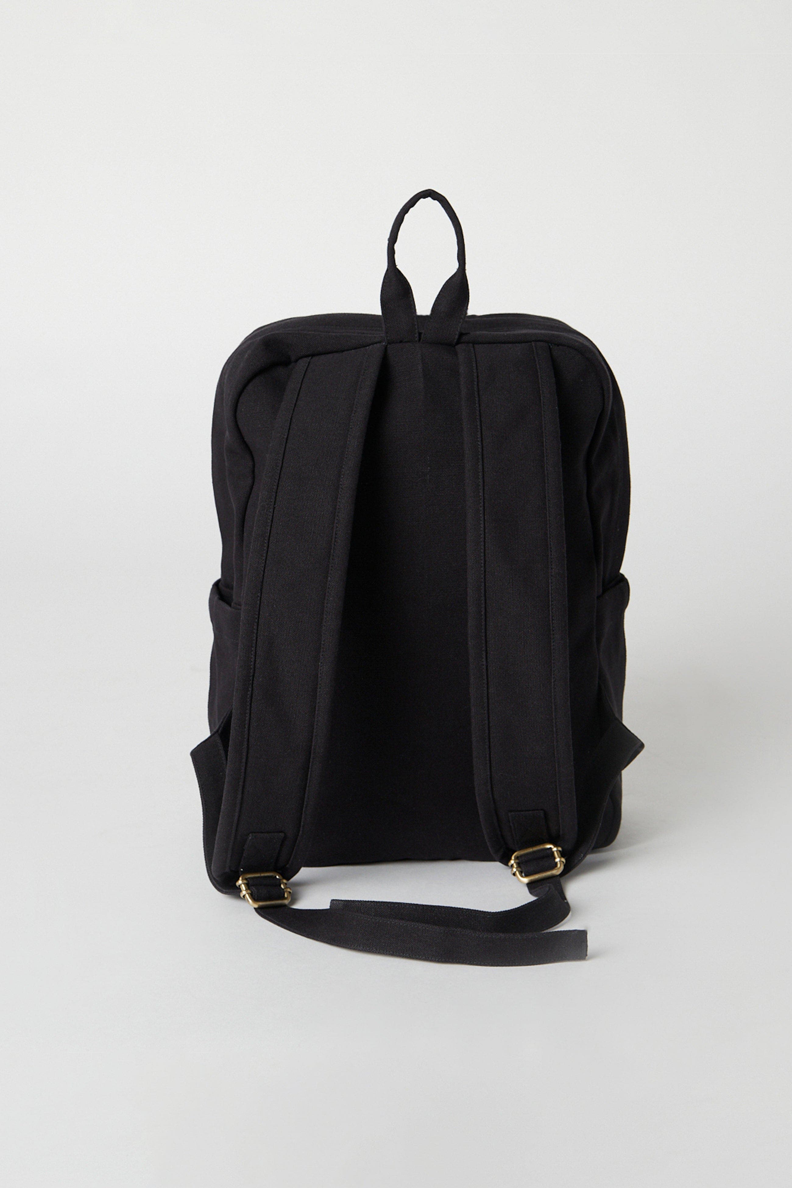 Terra Thread Organic Cotton Backpack, Alternate, color, Ivory Black