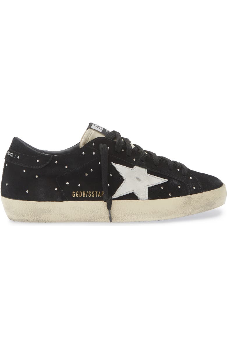 Golden Goose Super-Star Low Top Sneaker, Alternate, color, Black/White/Beige