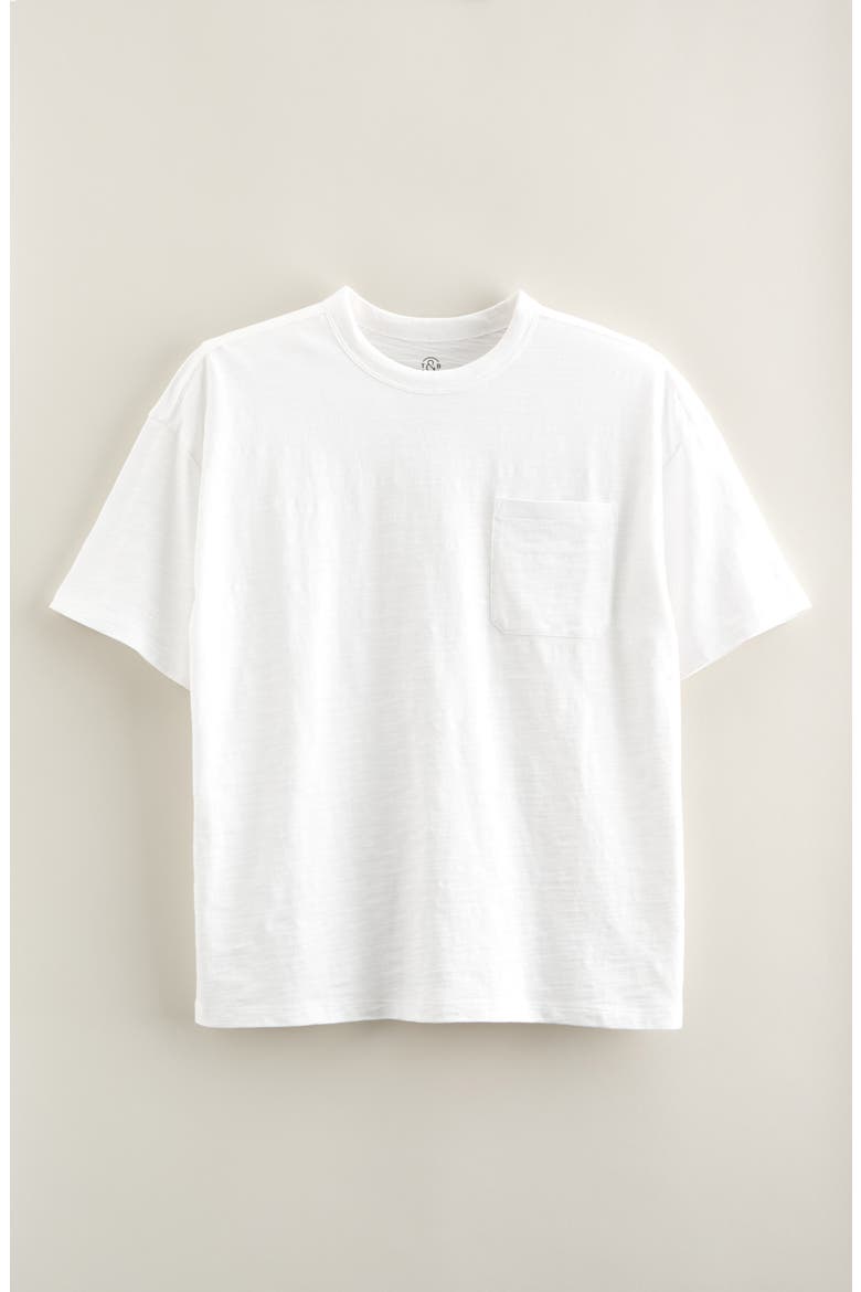 Kids' Core Slub Cotton Pocket T-Shirt, Main, color, WHITE