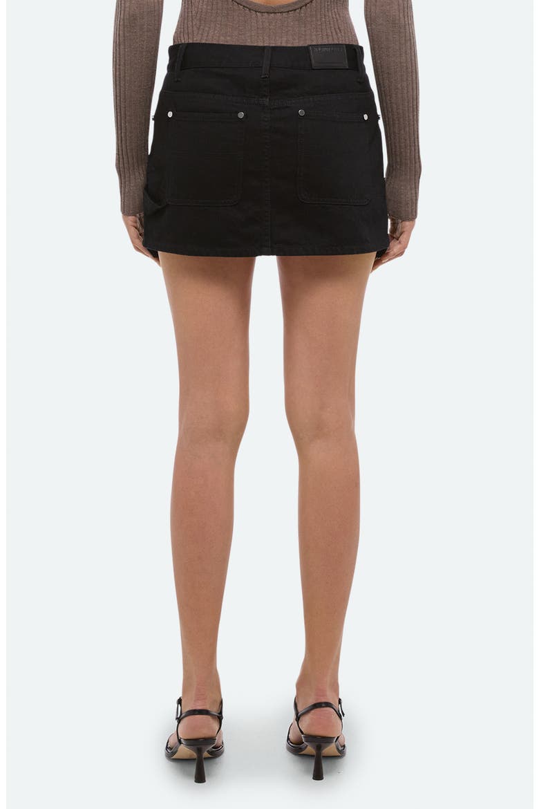 Carpenter Miniskirt, Alternate, color, RINSED BLACK