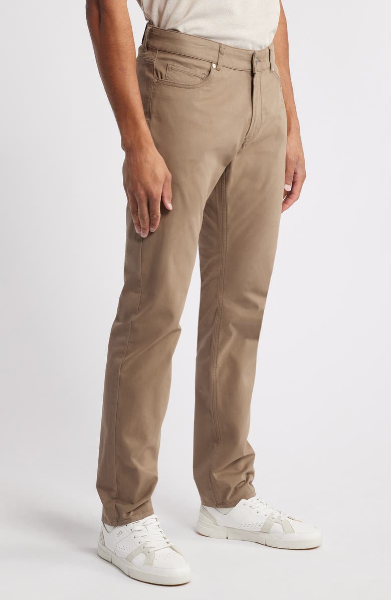 Peter Millar Delvin Stretch Cotton & Silk Twill 5-Pocket Pants, Alternate, color,