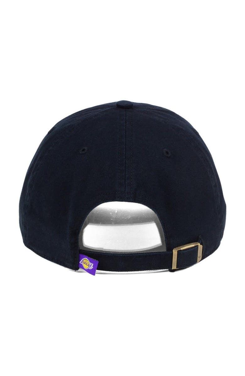 '47 Los Angeles Lakers '47 Clean Up Hat - Black, Alternate, color, Black