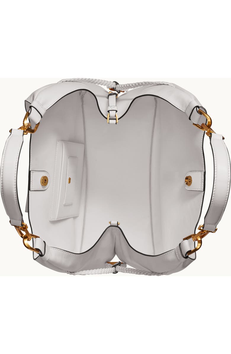 Donna Karan New York Bellerose Hobo, Alternate, color, Brillant White