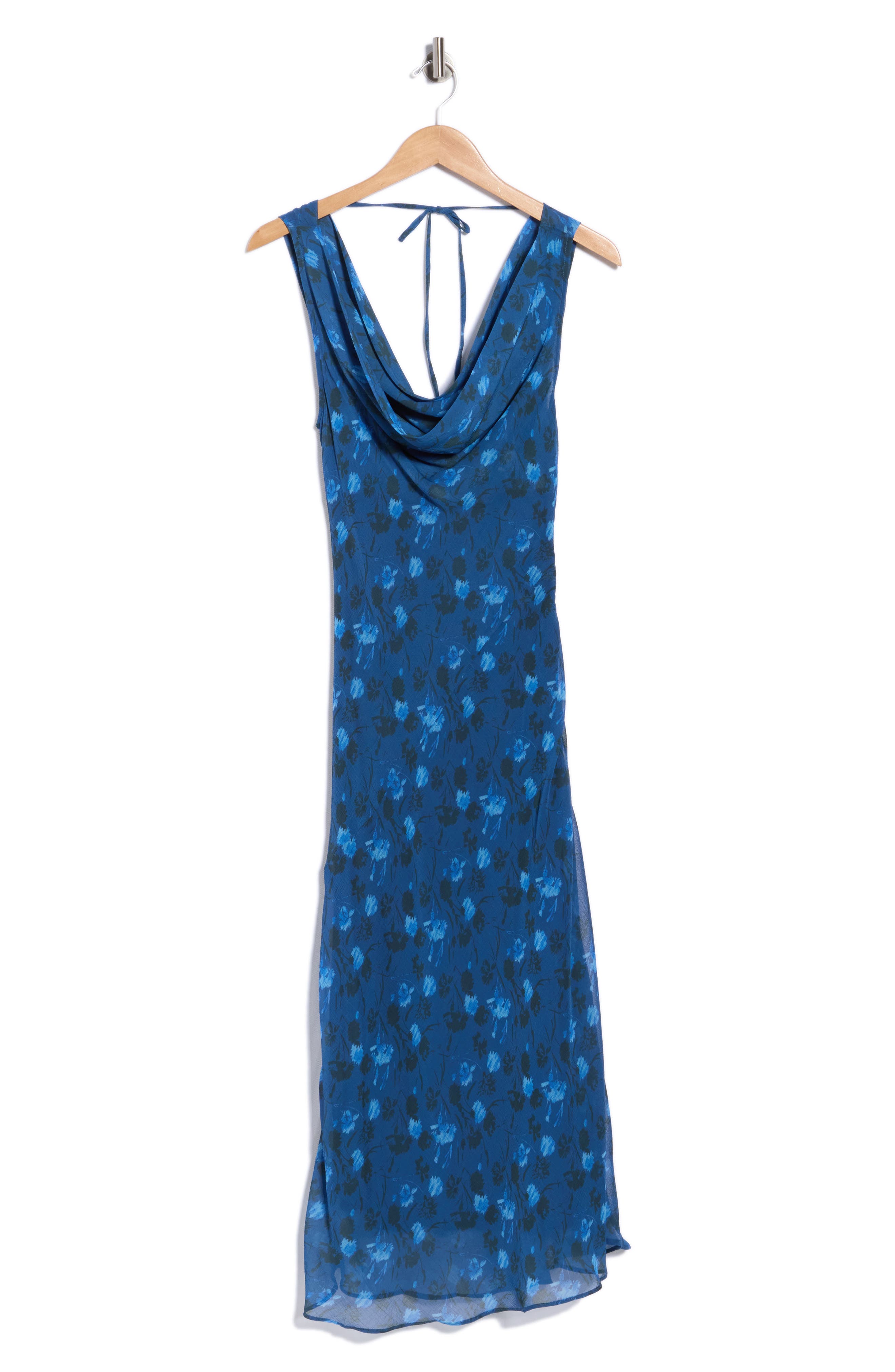 Lush Cowl Neck Midi Dress (Women) | Nordstromrack