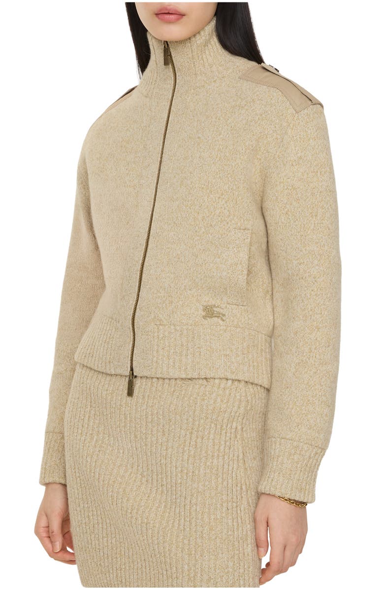 Burberry Wool Cashmere Jacket, Main, color, Hamper Beige