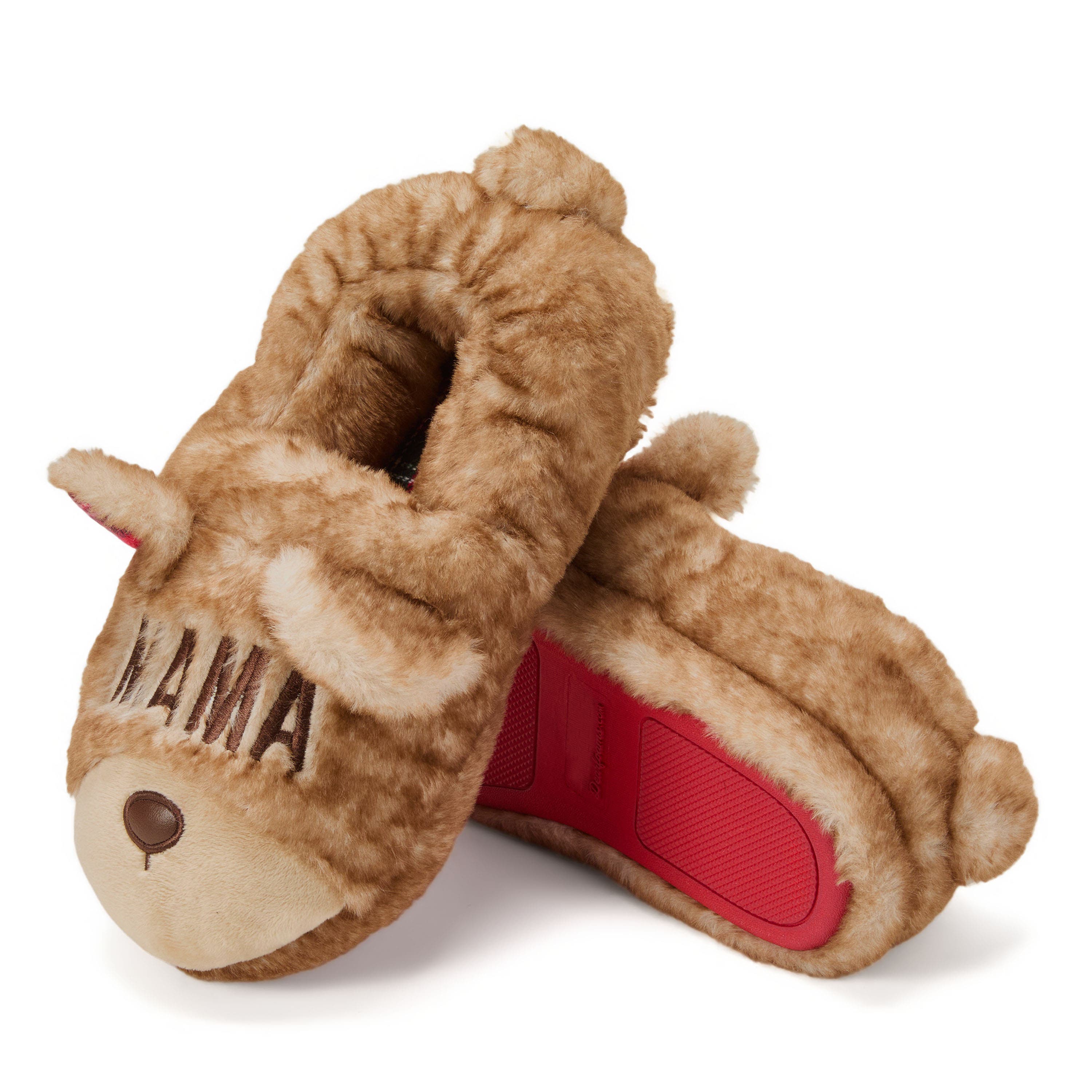 DEARFOAMS Mama Bear Closed Back Slipper, Alternate, color, Frost