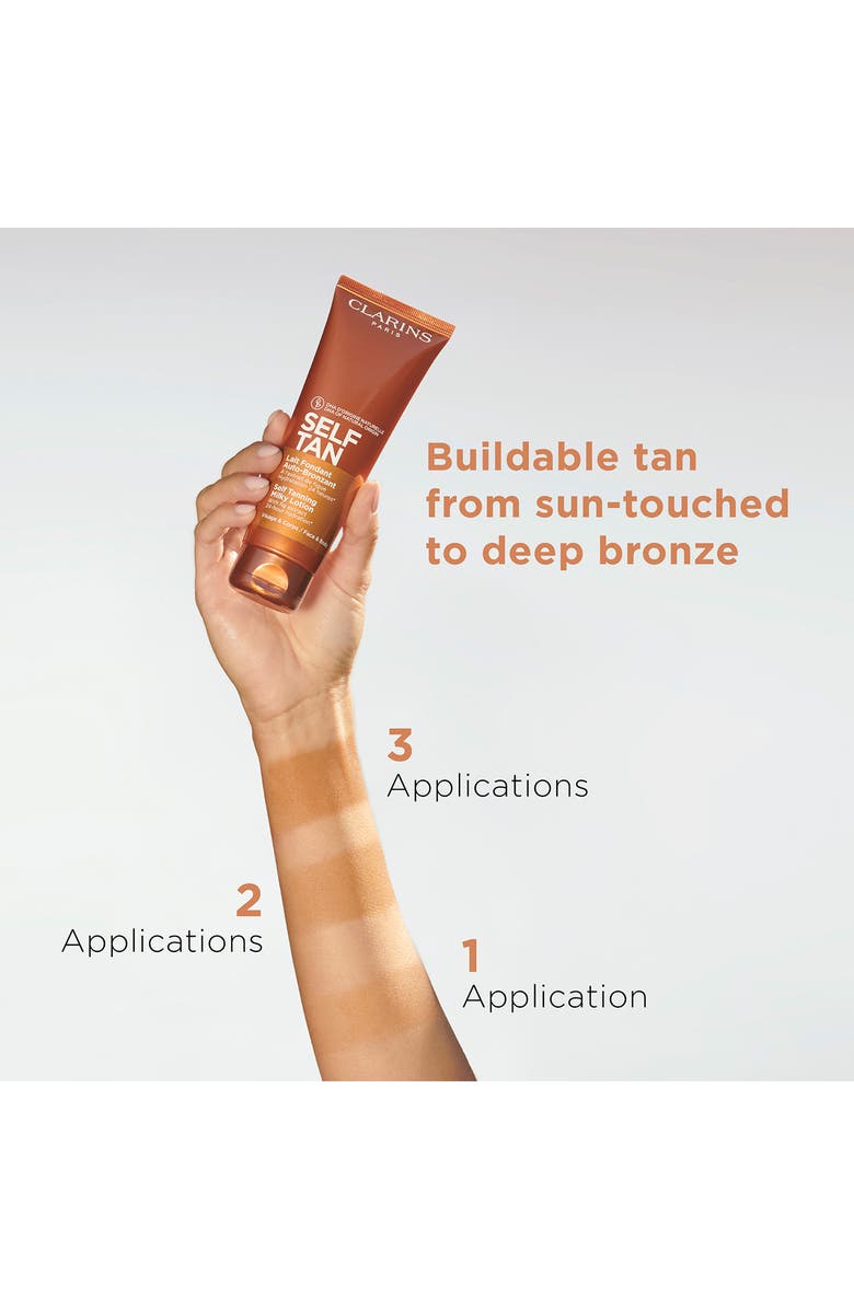 Clarins Self Tanning Face & Body Milky Lotion, Alternate, color, 