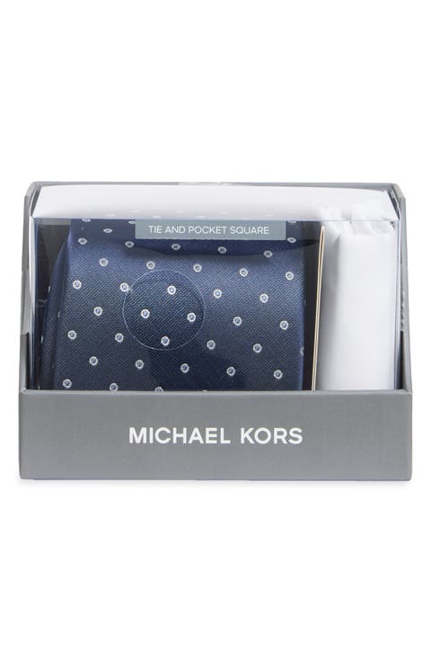 Kemble Dot Tie & Pocket Square Set