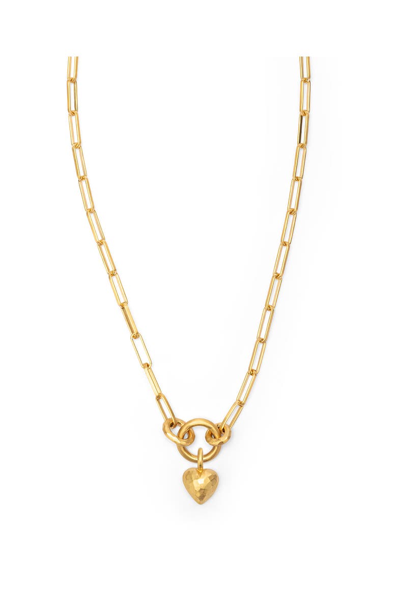 Eloise Jewelry Voyage Necklace Clip Chain with Heart Charm, Main, color, Voyage