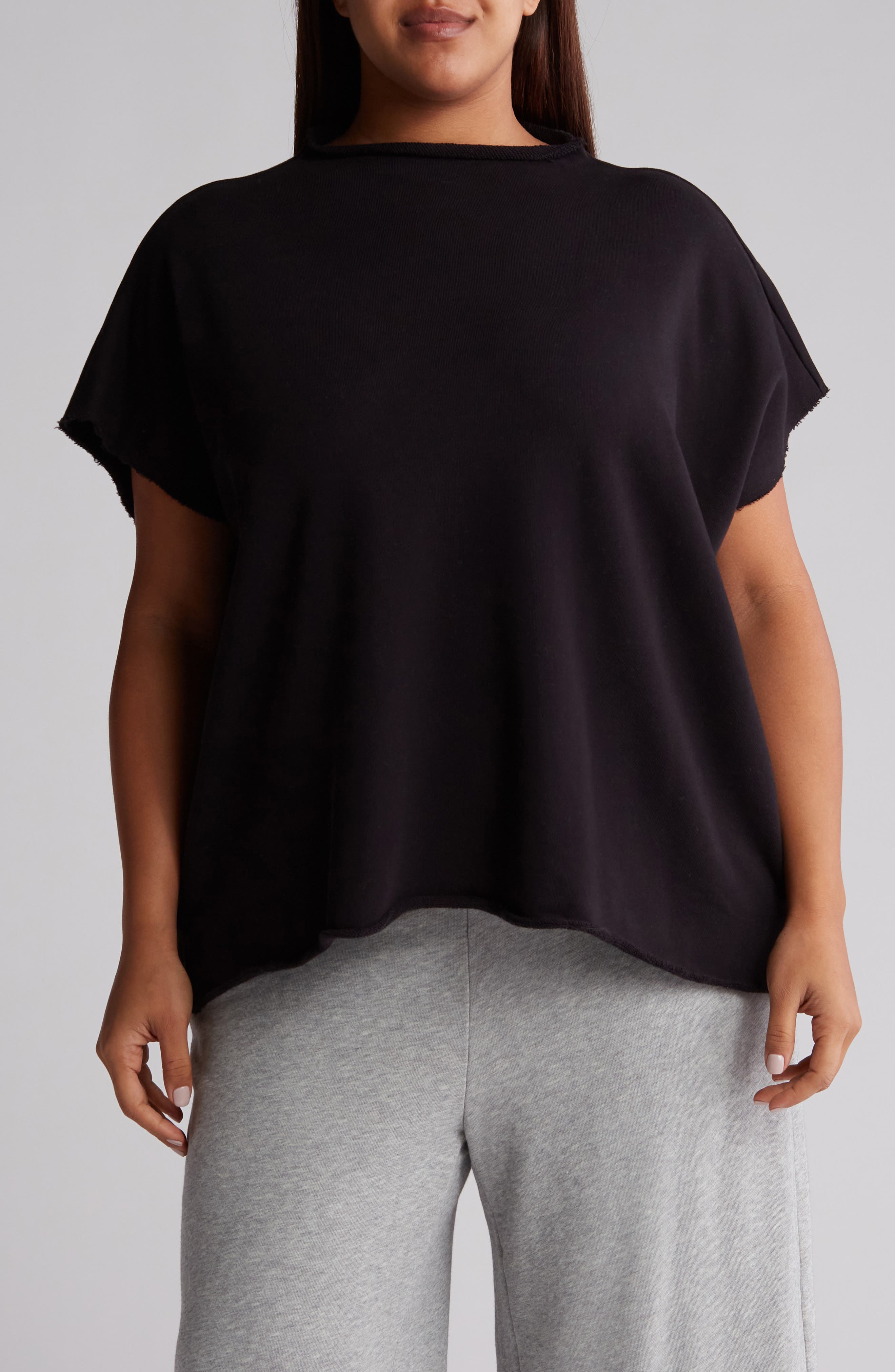 Funnel Neck Organic Cotton …
