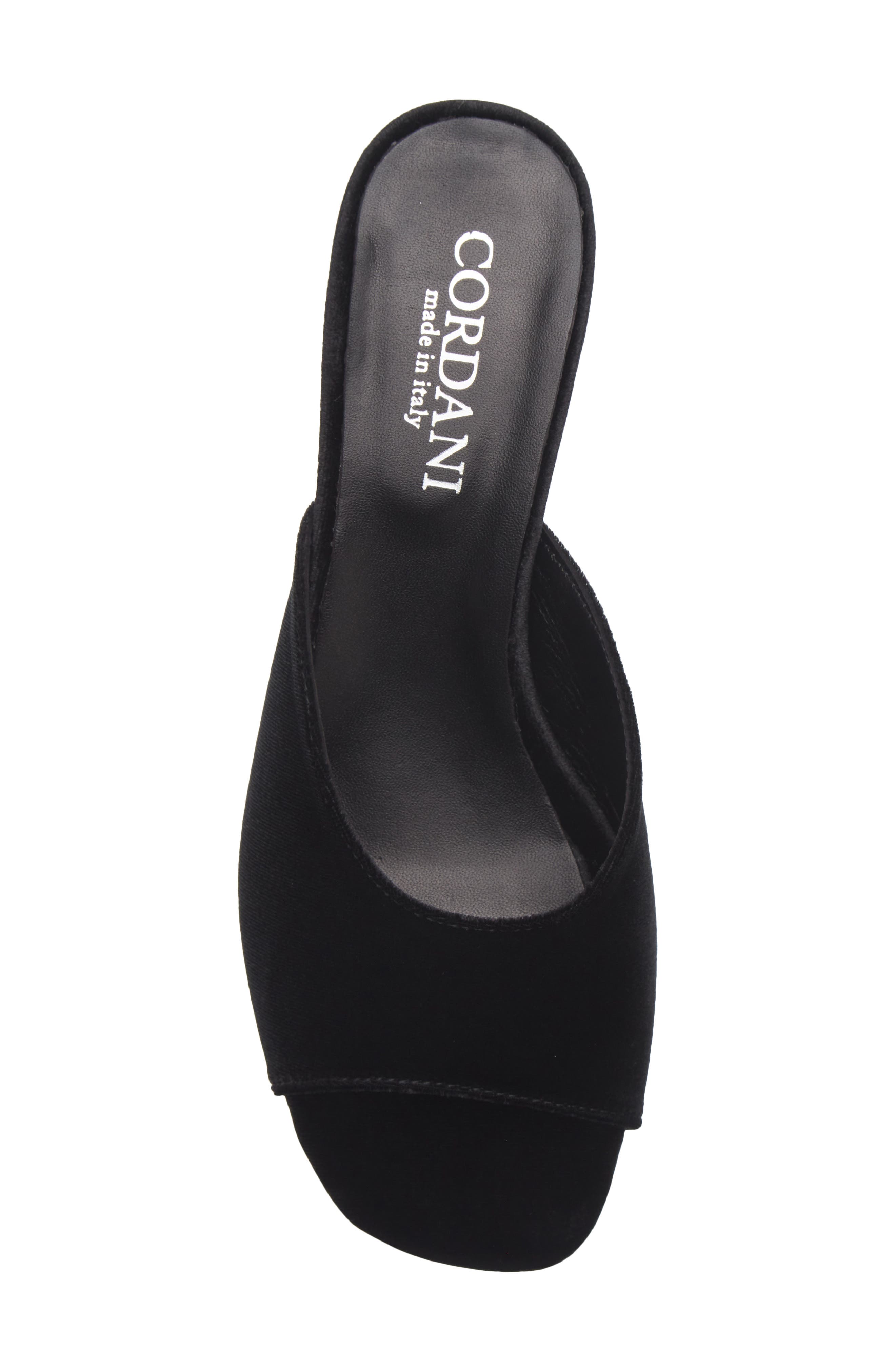 Idris Slide Sandal, Alternate, color, VELLUTO NERO