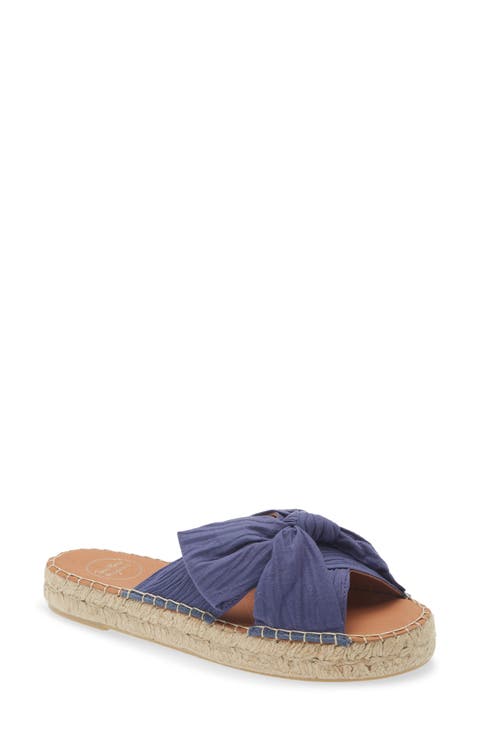 Elina Espadrille Slide Sandal (Women)