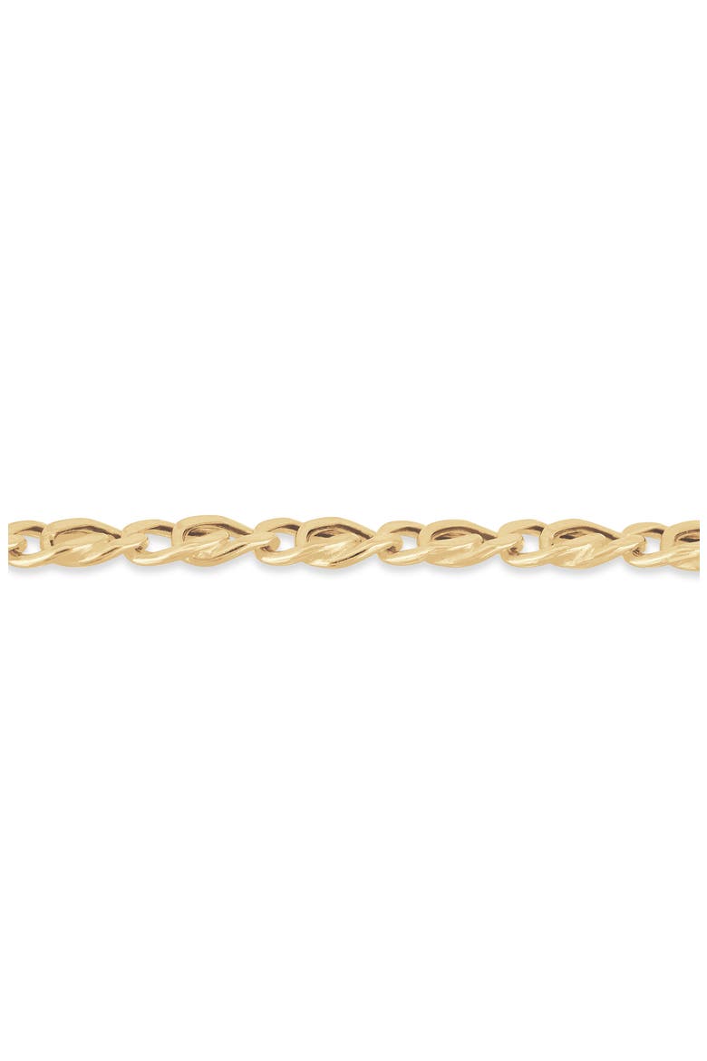 14k Gold Chain Bracelet, Alternate, color, 14KY