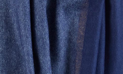 Bruno Magli Silk & Cashmere Blend Scarf In Blue