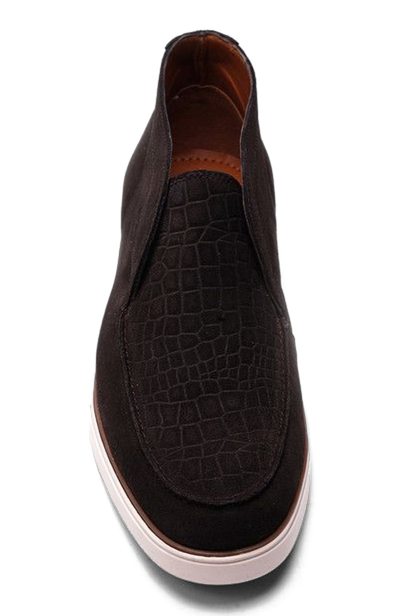 CARLOS SANTANA Joplin Laceless Chukka, Alternate, color, Coffee Brown Suede