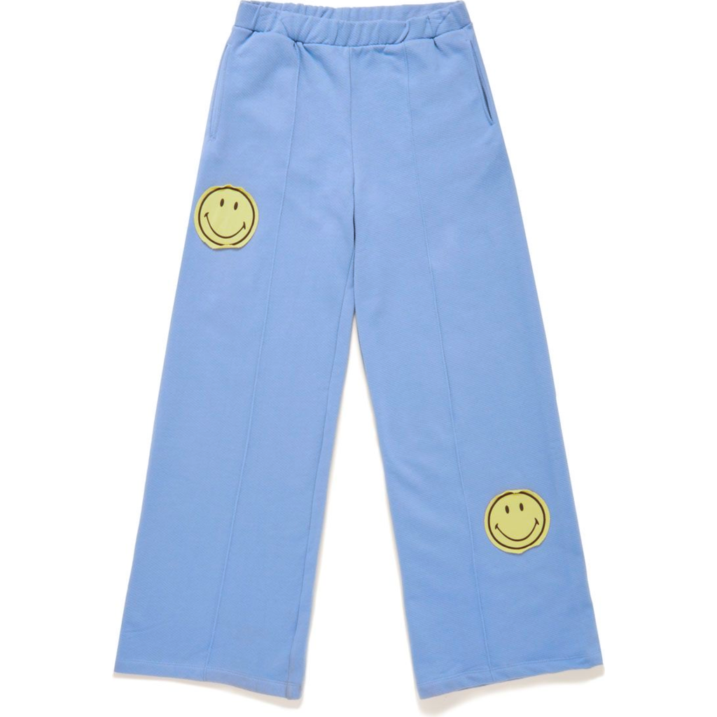 Samii Ryan Smiley Straight Leg Pants In Blue