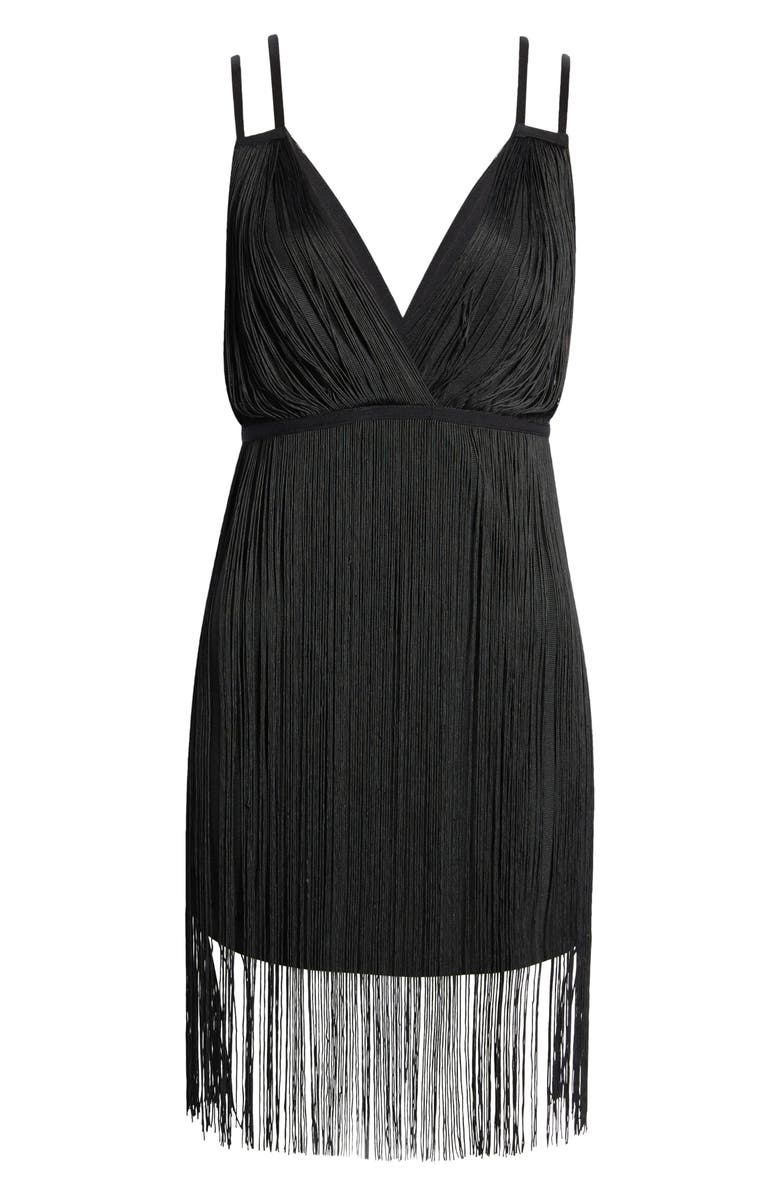 Lulus Shake It Out Fringe Dress, Alternate, color, 