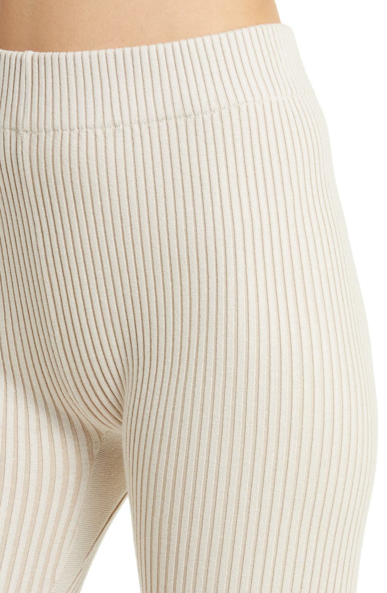 Lunya Cottonsilk<sup>™</sup> Organic Cotton Blend Rib Leggings, Alternate, color, Calm Tan