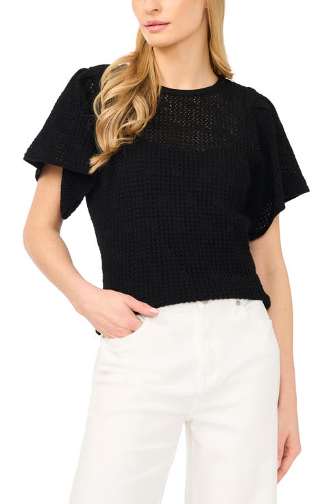 Short Sleeve Sweater (Regular & Petite)