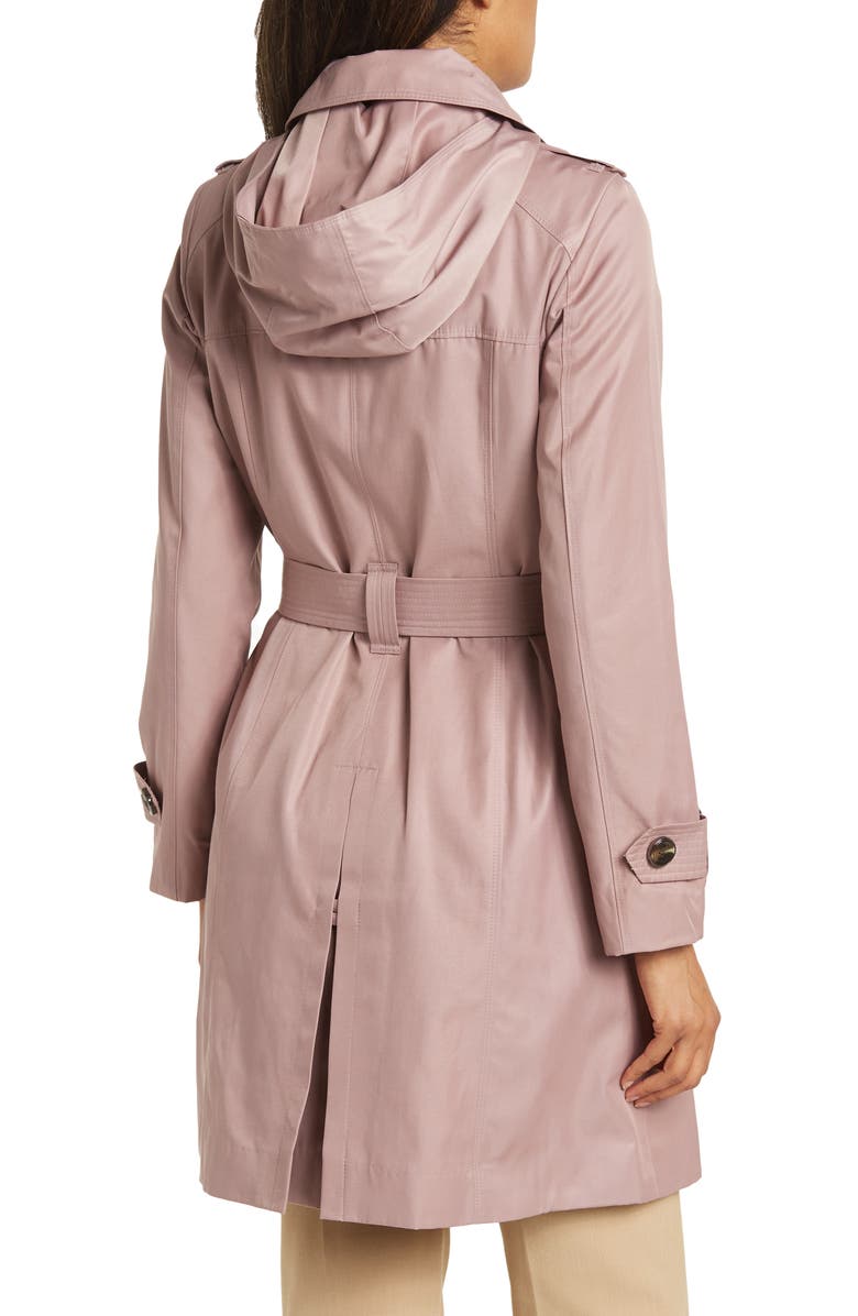 London Fog Belted Double Breasted Trench Coat, Alternate, color, 