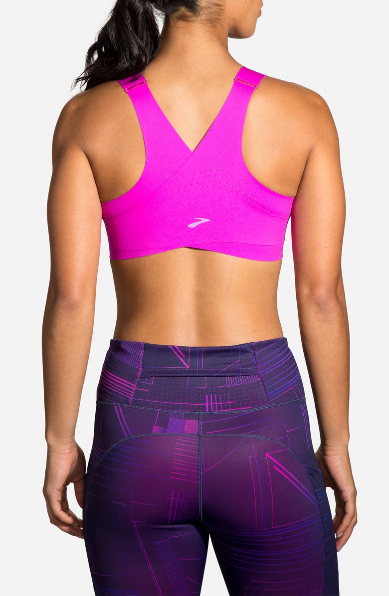 Brooks Dare Crossback Sports Bra, Alternate, color, 