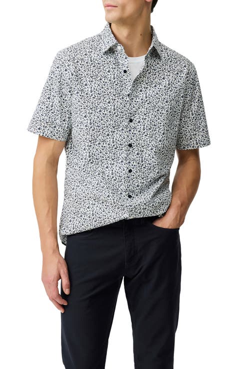 Rai Valley Floral Short Sleeve Button-Up Shirt