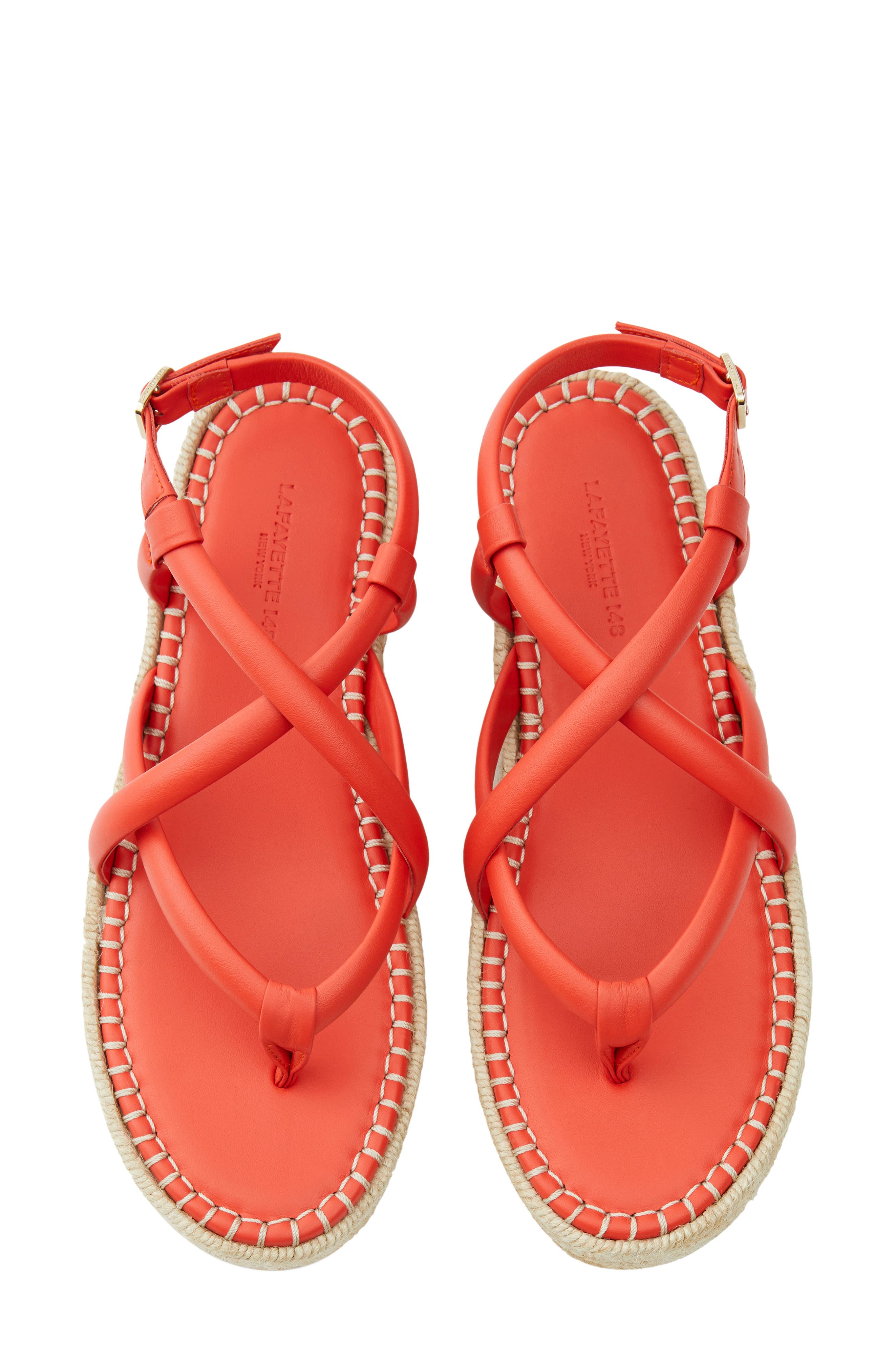 Lafayette 148 New York Zoe Slingback Espadrille Platform Sandal, Alternate, color, 