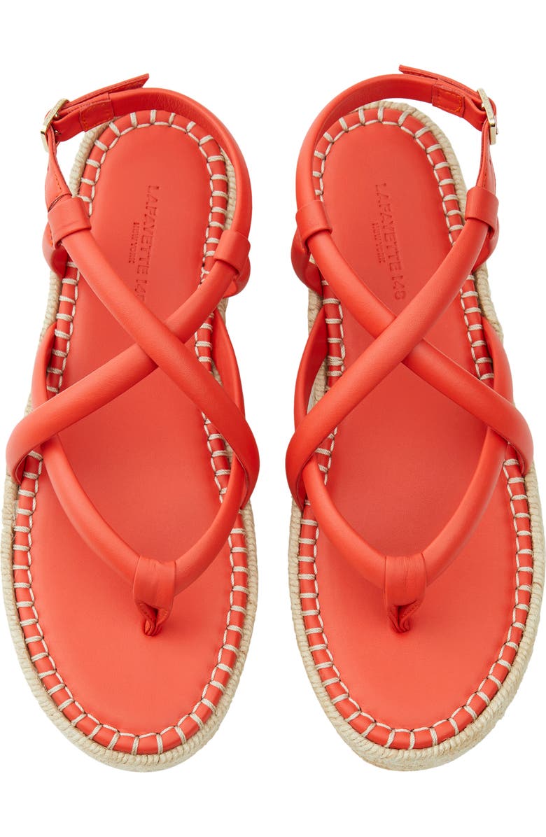 Lafayette 148 New York Zoe Slingback Espadrille Platform Sandal, Alternate, color,