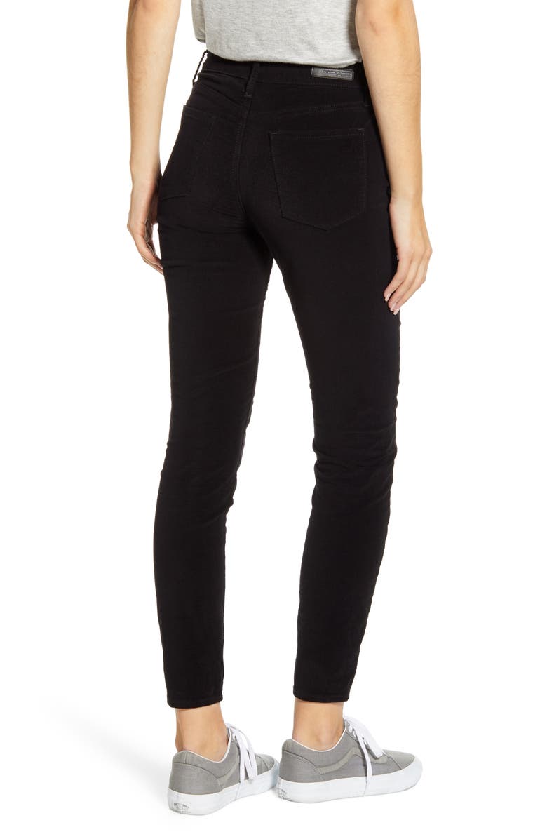 Articles of Society Hilary High Waist Ankle Velveteen Skinny Jeans, Alternate, color, 