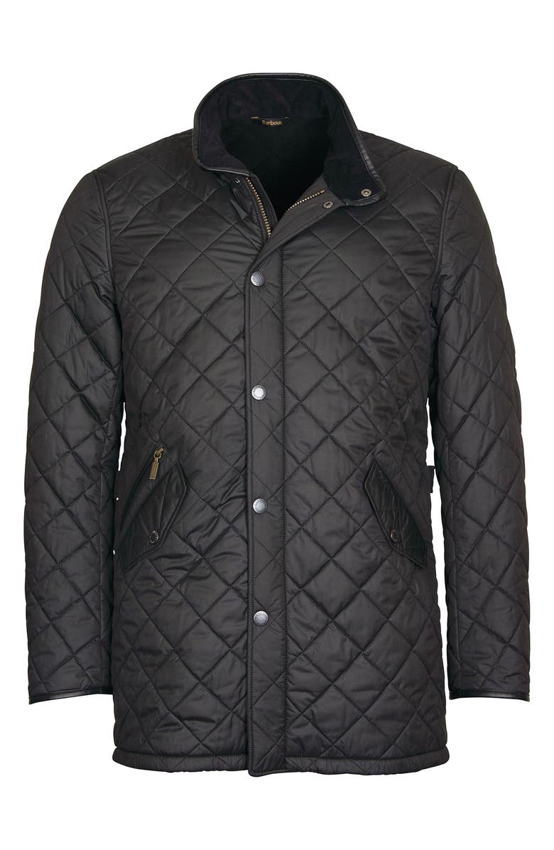 Barbour Long Powell Quilted Jacket, Alternate, color,