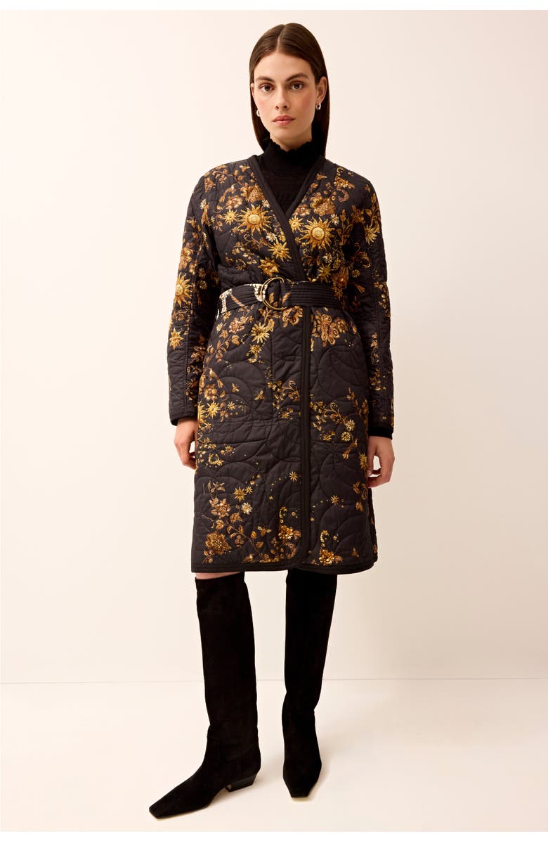 Marie Oliver Lee Coat, Alternate, color, Black