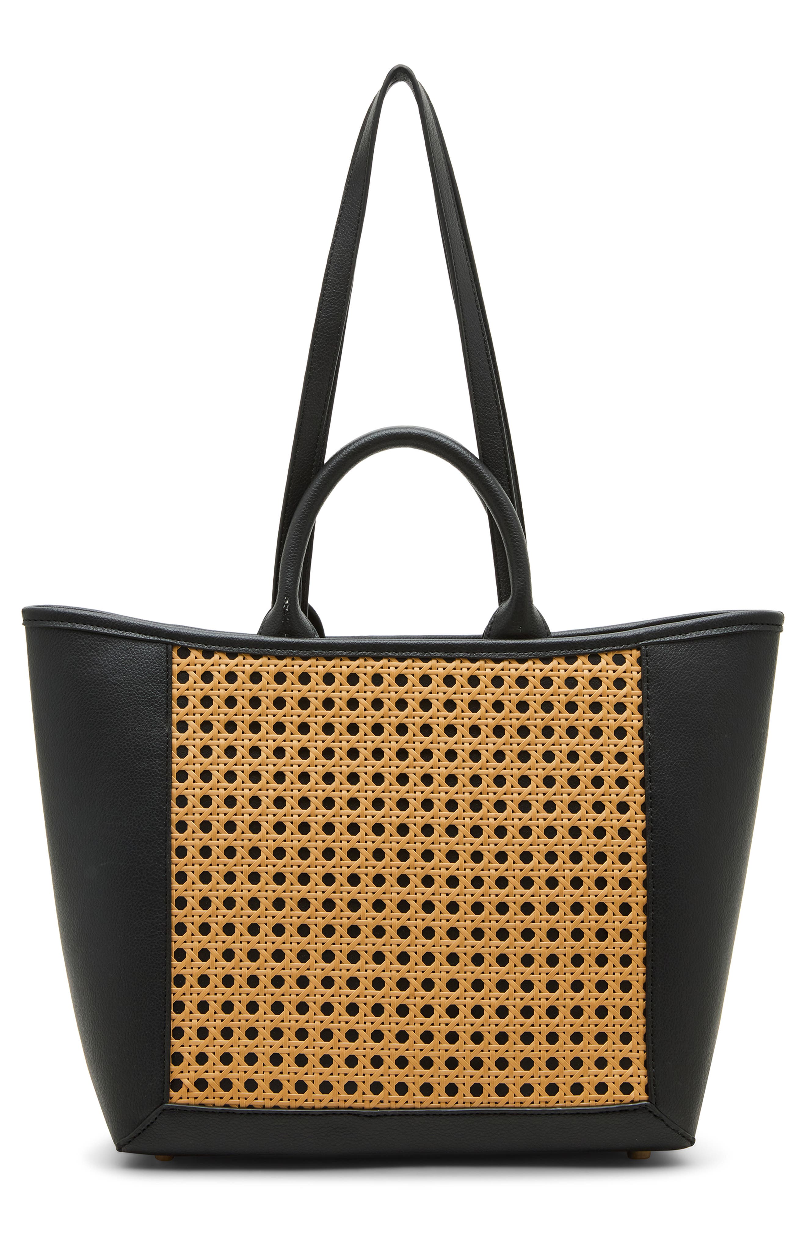 Anne Klein Cane Medium Tote Bag, Alternate, color, 