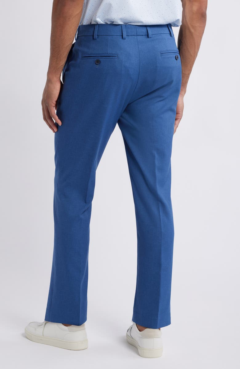 Peter Millar Mèlange Flat Front Dress Pants, Alternate, color, Windsor Blue