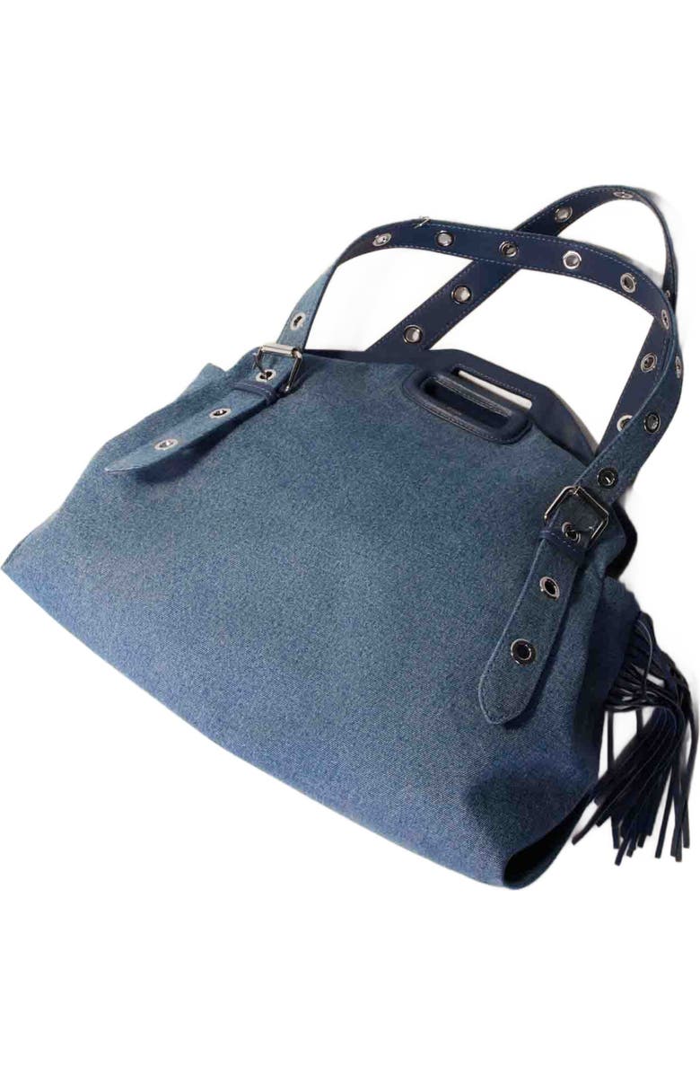 maje Denim Miss M XL bag, Alternate, color,