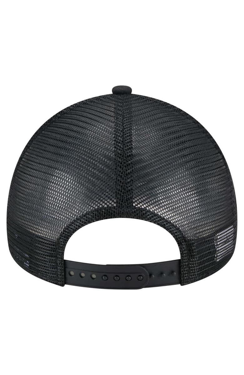 New Era Men's New Era  Black Detroit Tigers 9FORTY A-Frame Trucker Adjustable Hat, Alternate, color, Black