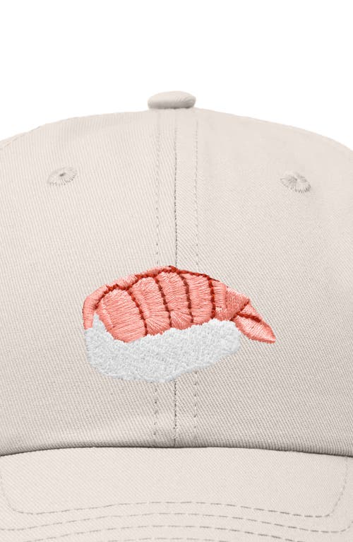 DALIX DALIX SHRIMP SUSHI EMBROIDERED DAD CAP