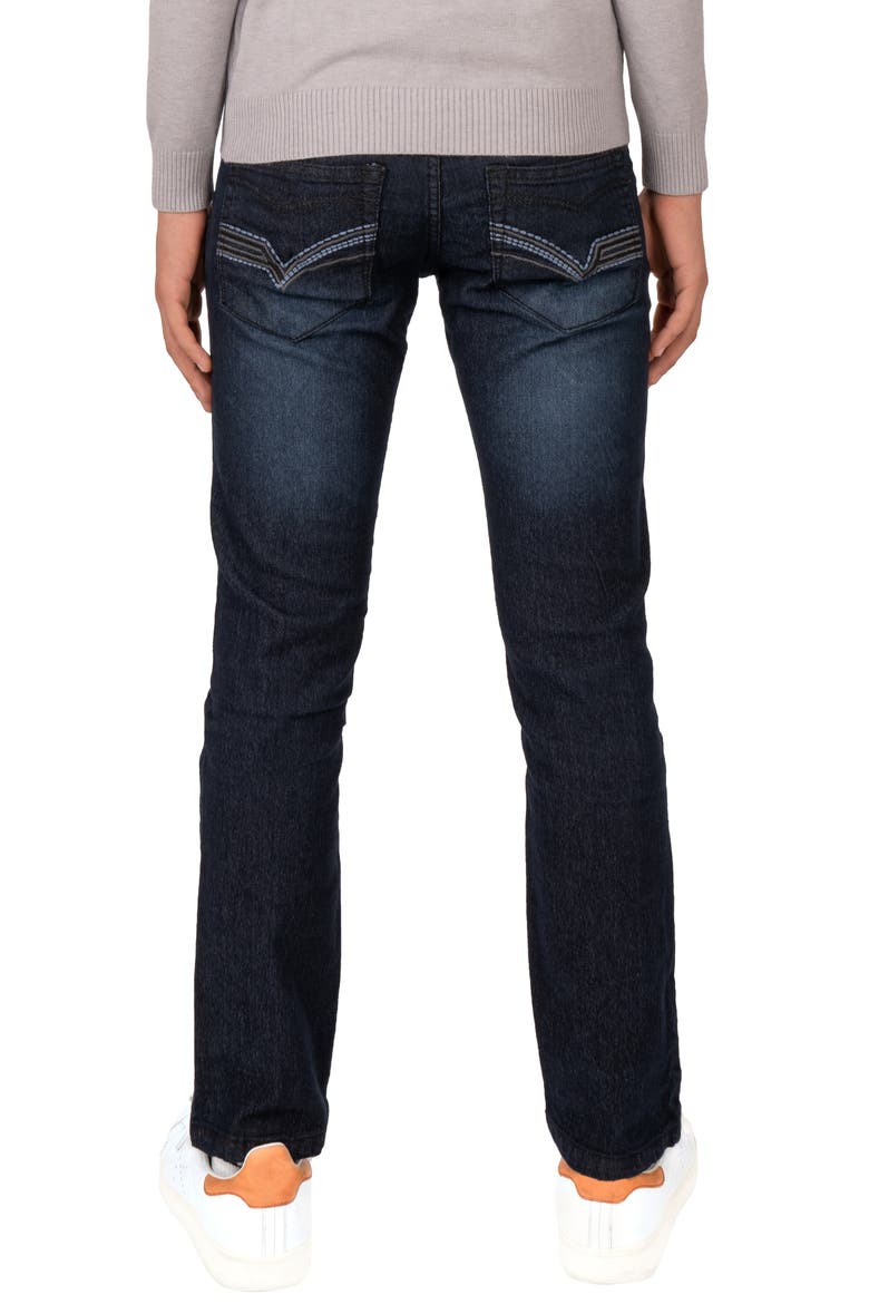 5 Pocket Stretch Jeans, Alternate, color, DARK BLUE