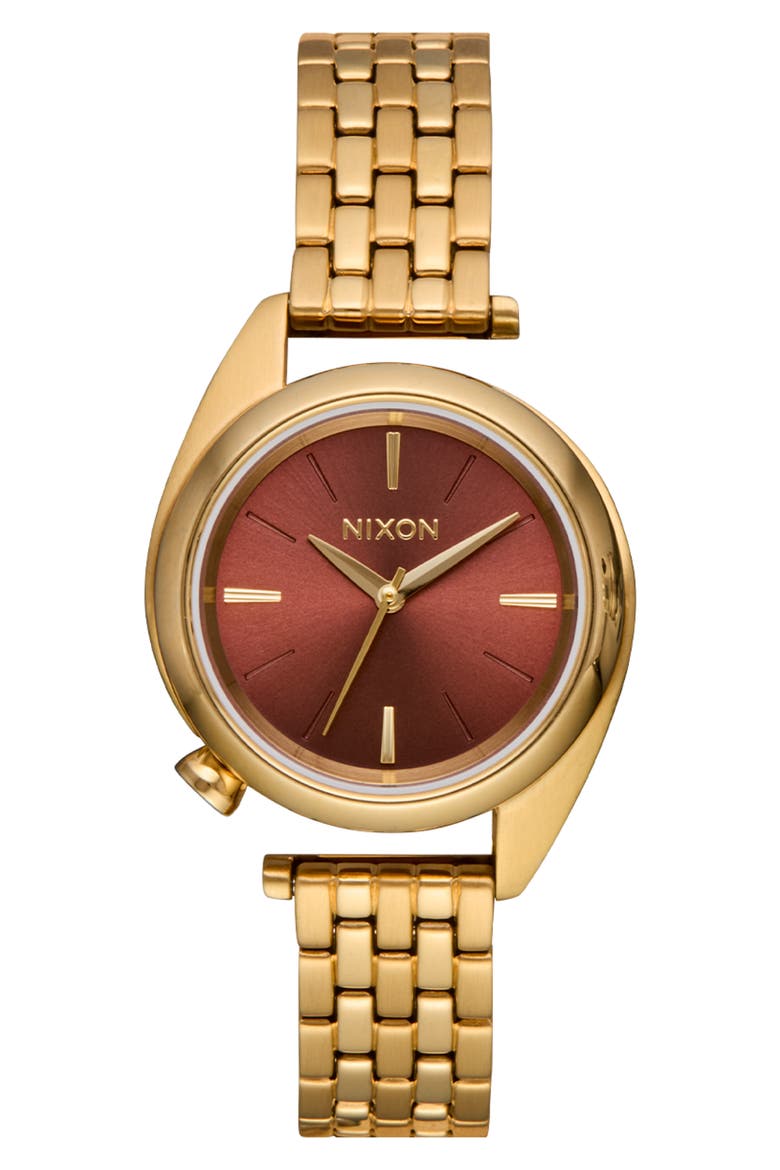 Eddy Bracelet Watch, 29mm, Main, color, ALL GOLD / COGNAC