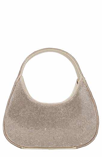 BERNESS Rhinestone Circle Bag