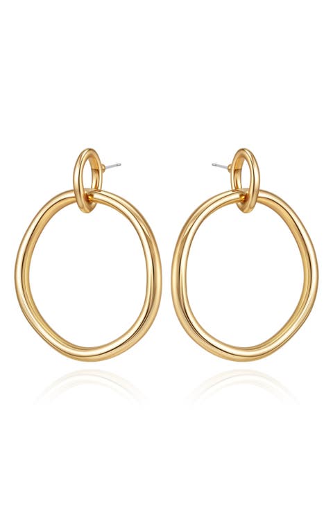 Hoop Drop Earrings